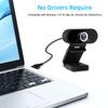 1080P Webcam with Microphone for Computer,USB PC Streaming Camera with Privacy Cover,Video Recording Camera with 110-Degree Wide View Angle,Plug and Play for Laptop Desktop,Calling,Conferencing,Gaming view 4