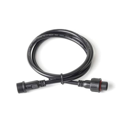 BTF-LIGHTING 5PCS 3.28ft 1meter 4 Pin 0.5mm/20AWG IP65 Extension Cable Wire with Male and Female Connectors at Both Ends for RGB 5050 WS2815 WS2805 SK9822 etc LED Strip 22mm nut Big Size