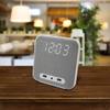 HANNLOMAX HX-145CR Alarm Clock Radio, PLL FM Radio, Digital Clock with Dual Alarm, 2 USB Ports for 2.4A and 1A Charging, Aux-in, AC Power Operation only. (Grey) view 3