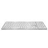 Macally WKEYHUBMB-DE Extended Mac Keyboard with Numeric pad 2 USB Ports and German QWERTZ Key Cap Layout USB-A Aluminium Design view 2