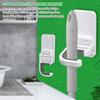 Tinkeep 4pack Broom Holder Wall Mount Mop Holder Broom and Mop Gripper Self Adhesive No Drilling Anti-Slip Mop Handle Hanger Household Cleaning Organizer, Holds up to 6 lb view 4