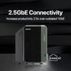 QNAP TS-253D-4G 2 Bay NAS for Professionals with Intel Celeron J4125 CPU and Two 2.5GbE Ports view 4