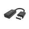 Amazon Basics DisplayPort (4k@60Hz) to HDMI Female Converter (Not Compatible with a USB Port), Black, 9.25 x 0.87 x 0.47 in view 1