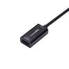 Amazon Basics DisplayPort (4k@60Hz) to HDMI Female Converter (Not Compatible with a USB Port), Black, 9.25 x 0.87 x 0.47 in view 4