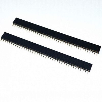 100PCS 2.54mm 40 Pin Stright Female Single Row Pin Header Strip PCB Connector