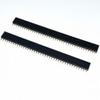 100PCS 2.54mm 40 Pin Stright Female Single Row Pin Header Strip PCB Connector view 1