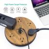 Power Strip Surge Protector 6 AC outlets with 3 USB Ports Charging Station Long Extension Cord Right Angle Flat Plug Widely Spaced Multi Outlets Circuit Breaker Safeguard for Home,Office, Dorm Room view 4