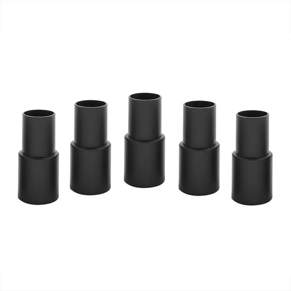 Vacuum Hose Adapter, Conversion Connector for Home Cleaning ABS Black 32mm to 35mm 5PCS Set