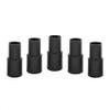 Vacuum Hose Adapter, Conversion Connector for Home Cleaning ABS Black 32mm to 35mm 5PCS Set view 1