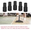 Vacuum Hose Adapter, Conversion Connector for Home Cleaning ABS Black 32mm to 35mm 5PCS Set view 4