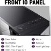 MSI MPG GUNGNIR 110R - Premium Mid-Tower Gaming PC Case - Tempered Glass Side Panel - 4 x ARGB 120mm Fans - Liquid Cooling Support up to 360mm Radiator - Two-Tone Design view 4