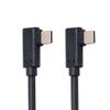 chenyang USB C to C Cable USB 3.1 Gen 2 10Gbps USB C Male to Male 90 Degree Angled PD 65W Fast Charging Extension Cable 1.0M view 1