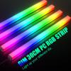 GIM KB-14 RGB PC Light Strip for Gaming Case, Magnetic Addressable LED PC Strip Kit, 5V ARGB 3Pin Header for Asus Aura, Asrock LED, Gigabyte RGB Fusion, MSI Mystic Light- 0.98ft view 3