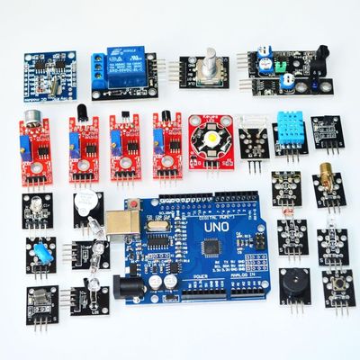 24 in 1 Sensor Kits with UNO R3 Board (Works with Official Boards)