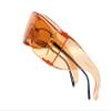 Calabria 3000 Large Fit Over Safety Glasses Fitover Prescription Eyewear Orange Men Women Wrap Around Anti Fog Scratch Glare view 4