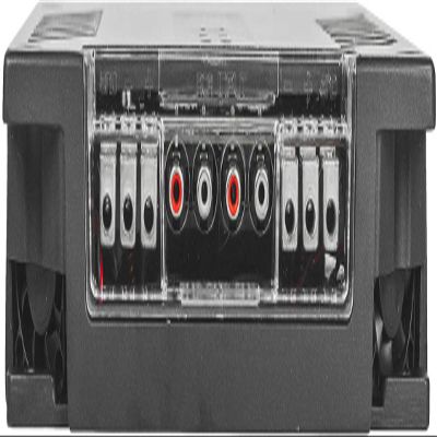 4-Channel Vehicle Audio Amplifier - 300 Watts D Class High-Powered Mono Amp w/Subsonic Filter & Low Pass Filter Stable @ 2 Ohms, LED Indicators, Sound Specialization - Banda 1200.42OHM