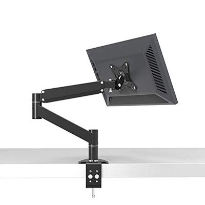17"-24" Full Rotating Retractable Desktop Clamping Monitor Holder Arm TV Mount L137