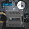 1-Channel Vehicle Audio Bass Amplifier - 1200 Watts High-Powered Mono Bass Amplifier w/Subsonic Filter and Low Pass Filter Stable at 1 ohm, LED Indicators, Sound Specialization - Banda ICEX1201 view 2