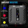 4-Channel Vehicle Audio Amplifier - 200 WRMS High-Powered Mono Amplifier w/Subsonic Filter and Low Pass Filter Stable at 1 ohm, LED Indicators, Sound Specialization - Banda 800.41OHM view 3