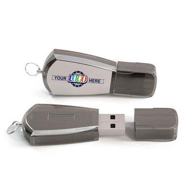 MEINAMI Customized USB Flash Drive Black Transparent Custom Thumb Drive Personalized Memory Stick 1GB 100 Pack