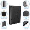 Mount-It! Low Profile Fixed TV Wall Mount  Ultra Slim Flush Design for 2342 Inch Screens  Fits VESA 200x200  Heavy-Duty Steel  66 lb Capacity  0.7 Inch Wall Clearance  Black view 3