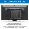 Mount-It! Low Profile Fixed TV Wall Mount  Ultra Slim Flush Design for 2342 Inch Screens  Fits VESA 200x200  Heavy-Duty Steel  66 lb Capacity  0.7 Inch Wall Clearance  Black view 4