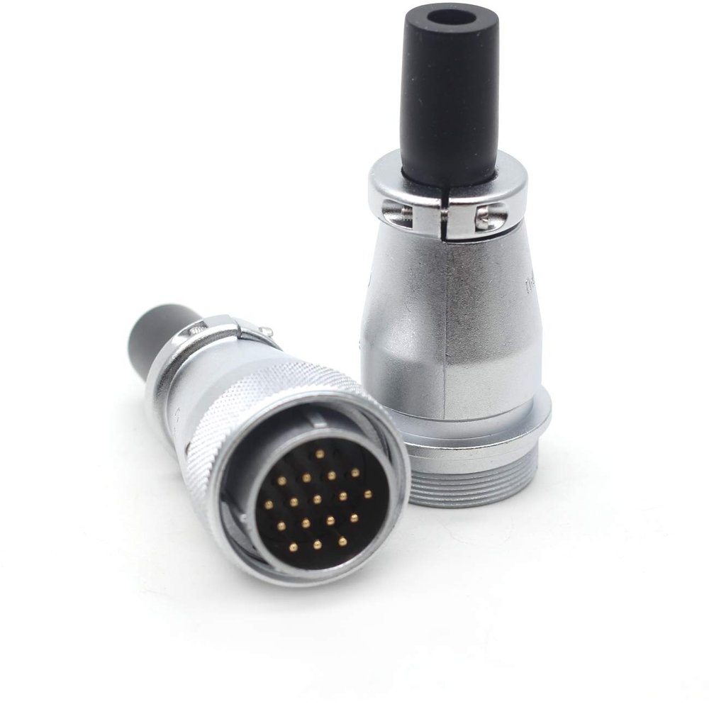 SZJELEN WEIPU WS28 Series 2Pin-26Pin Industrial Power Cable Connector,Aviation Electrical Wire Connector Plug Socket (17-Pin)