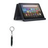 BoxWave Stylus Pen Compatible with Amazon Fire HD 8 (10th Gen 2020) - Bullet Capacitive Stylus, Mini Stylus Pen with Keyring Loop - Jet Black view 1