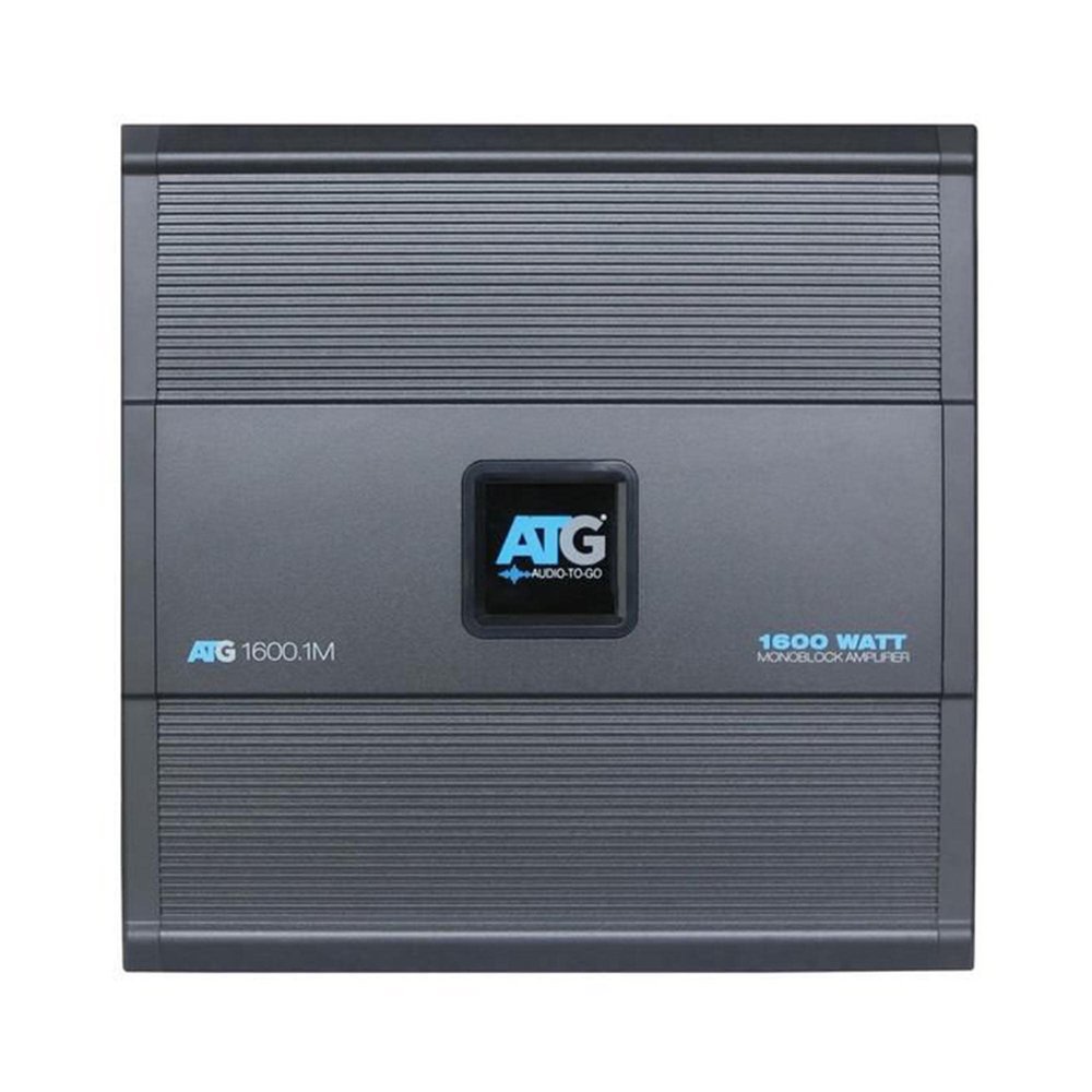 ATG ATG1600.1M Class A/B 1 Channel Monoblock Subwoofer Amplifier w/ 1600 Watts Peak Power
