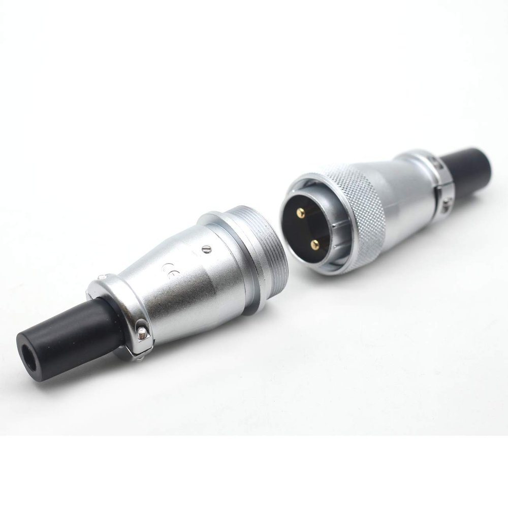 SZJELEN WEIPU WS28 Series 2Pin-26Pin Industrial Power Cable Connector,Aviation Electrical Wire Connector Plug Socket (2-Pin)