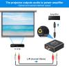 Analog to Digital Audio Converter, Hdiwousp RCA R/L or 3.5mm Jack AUX to Digital Coaxial Toslink Optical SPDIF Audio Adapter for PS4 Xbox HDTV DVD Headphone (Aluminum) view 4