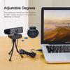 Webcam with Microphone, PC Web Camera Full HD 1080P with Wide Angle and Tripod, USB Computer Camera for PC Laptop Desktop Video Calling Recording Streaming Video Conference Online Teaching view 4