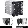 5-Bay 3.5inch SATA Hard Disk HDD Internal Enclosure Case in 3x 5.25inch Drive Bay Chassis Cages Designed with 12cm Fan Bay Space view 2