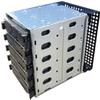 5-Bay 3.5inch SATA Hard Disk HDD Internal Enclosure Case in 3x 5.25inch Drive Bay Chassis Cages Designed with 12cm Fan Bay Space view 4