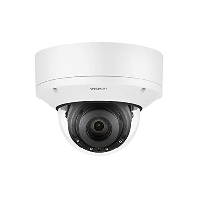 Hanwha Techwin PND-A9081RV 8mp/4k IR WDR Network Dome Camera with 4.5~10mm (2.2X) Motorized varifocal Lens, RJ45 Connection