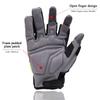 HANDLANDY Framer Work Gloves Open-Finger Carpenters Gloves, Fingerless Gaming Gloves for Tactical Shooting, Airsoft, Hunting, Police Work and Hiking M view 3