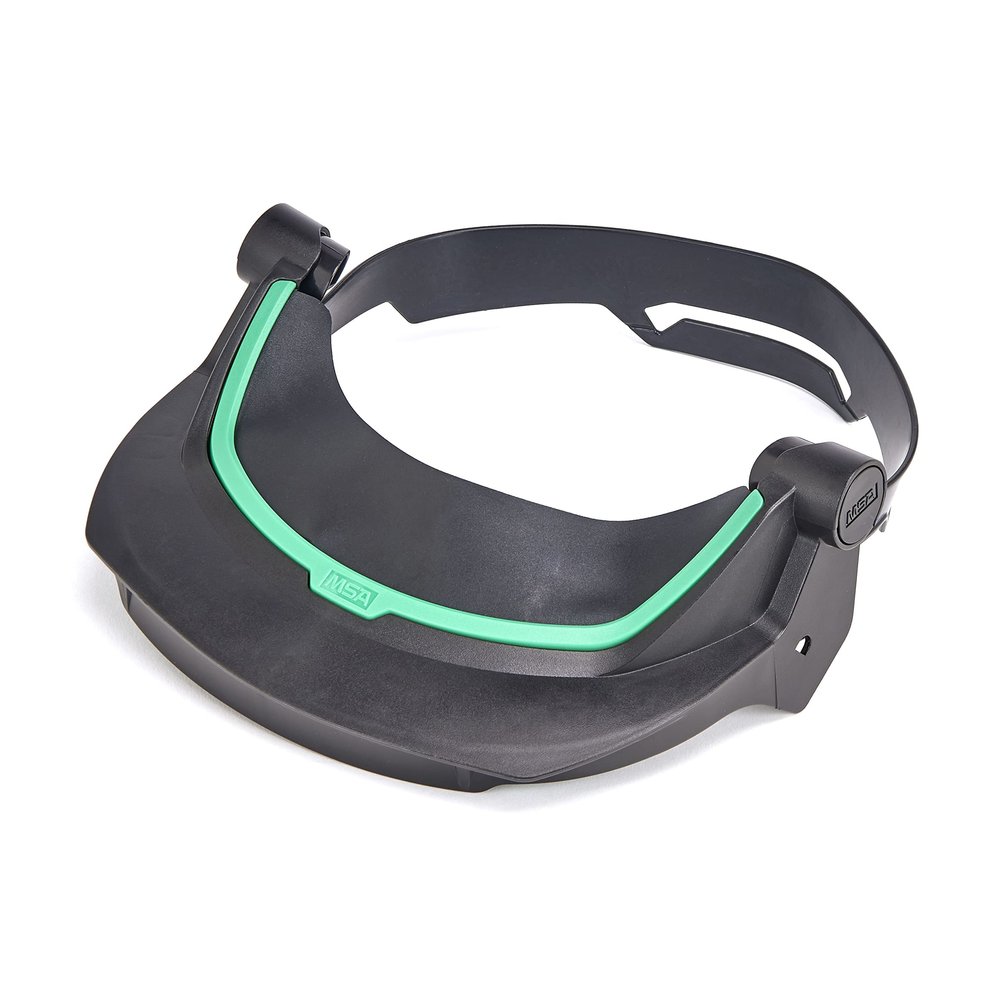 MSA 10187161 V-Gard Frame - Universal Cap Frame, Fits Cap-Style Hard Hats, Black, Rubber and Polyethylene, Includes Replaceable Debris Control, Durable & Reusable Safety Accessory