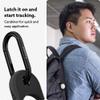 Caseology by Spigen Vault Designed for AirTag Keychain Holder Case Compatible with Keys, Bags, Pets, Backpacks and Everyday Essentials (Device Not Included) - Matte Black view 3