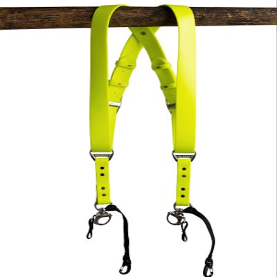 HoldFast Gear Money Maker Vegan 2 Camera Harness (Neon, Large)