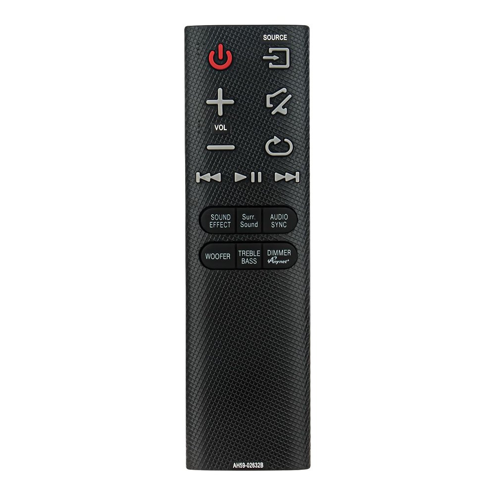AH59-02632B Replaced Remote fit for Samsung 2.1 Channel Audio Soundbar HWH450 HWHM45 HWHM45C HW-H450/ZA HWH450/ZA, Sub AH59-02632A