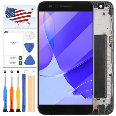 Screen Replacement for LG K20 Plus T-Mobile MP260 TP260(K10 2017 M250) 5.3inch LCD Display Sensor Touch Screen Digitizer Assembly Glass Lens Parts Kits with Free Repair Tools