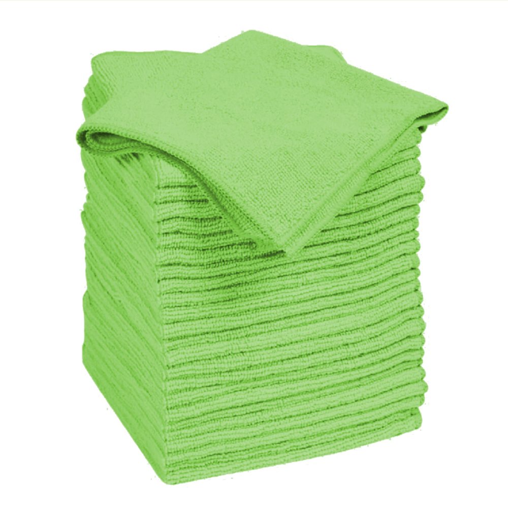 FEDOLOY Microfiber Cleaning Cloth 14 X 14 inch, All-Purpose Towel/Wiper for Multi-Purpose Indoor/Outdoor Cleaning/Dusting/Polishing on Kitchen/Bathroom/Auto Surfaces
