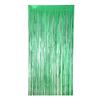 Metallic Tinsel Foil Fringe Curtain Photo Booth Backdrop Wall Decoration, Laser Tassel Background Foil Rain Silk Curtains for Wedding Birthday Christmas Graduation Party (Rain Silk Green) view 1
