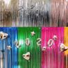 Metallic Tinsel Foil Fringe Curtain Photo Booth Backdrop Wall Decoration, Laser Tassel Background Foil Rain Silk Curtains for Wedding Birthday Christmas Graduation Party (Rain Silk Green) view 4