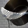 Cabilock 14.56 Inch Pan Strainer with Handle Kitchen Pot Drainer Water Filter Separator for Pasta Vegetable Rice Food Straining Fits Most Pots view 4