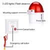 Retekess TH103 Wireless Strobe Light, Outdoor Siren With 3 Red LED, 110dB Loud Flash Siren, 2 Panic Buttons for Office, Warehouse, Business view 2