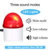 Retekess TH103 Wireless Strobe Light, Outdoor Siren With 3 Red LED, 110dB Loud Flash Siren, 2 Panic Buttons for Office, Warehouse, Business view 3