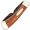 Bushmaster Classic Whittlers Pocket Knife | Folding Whittling Knife with 6 Wood Carving Blades | High Carbon Steel Detail, Gouge, Hook, V-Scorp & Chisel Tools | Hardwood Handle with Medallion view 2