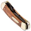 Bushmaster Classic Whittlers Pocket Knife | Folding Whittling Knife with 6 Wood Carving Blades | High Carbon Steel Detail, Gouge, Hook, V-Scorp & Chisel Tools | Hardwood Handle with Medallion view 3