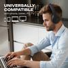 PowerLocus Wireless Bluetooth Headphones, Over Ear Headphones with Microphone, 50H Playtime, HiFi Stereo Sound, Deep Bass, Soft Earmuffs, Foldable Lightweight Headphones for Travel/PC/Cell Phone view 3